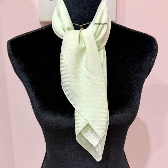 Christian Dior Mint Green Scarf - Picture 4 of 14